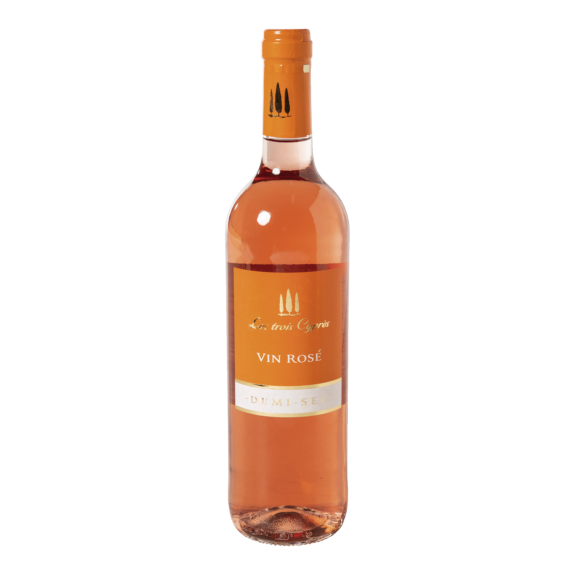 Vin rosé demi-sec