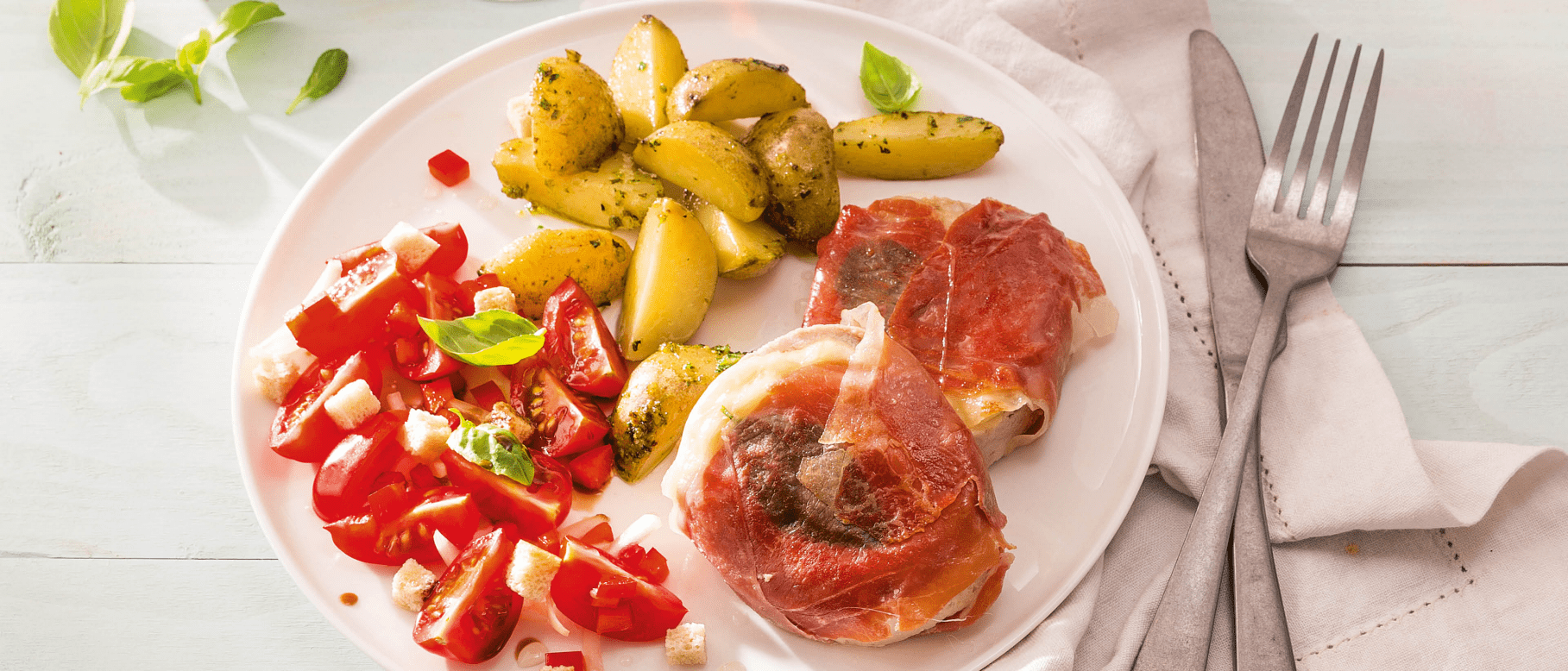 Saltimbocca van kalkoen met pesto